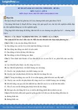 Đề thi giữa học kì 1 Vật lí 11 Chân trời sáng tạo - Đề số 6